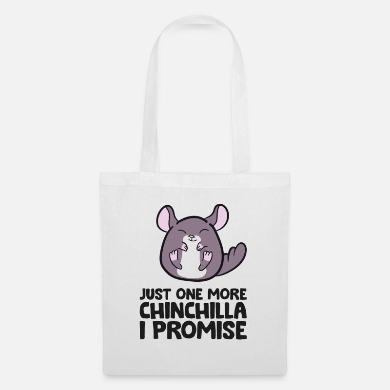 Nur noch ein Chinchilla Ich verspreche - Stoffbeutel - Weiß