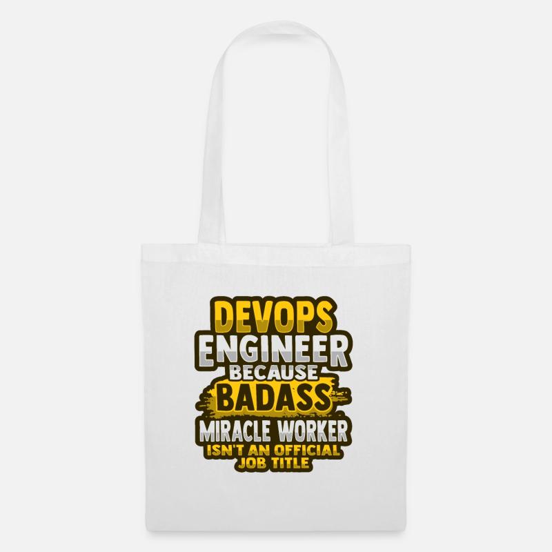 Développeur Devops Sys-Admin - Sac en tissu - blanc