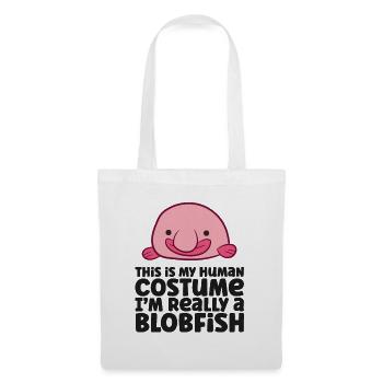 C’est mon costume humain, je suis vraiment un blobfish - Sac en tissu - blanc - Devant