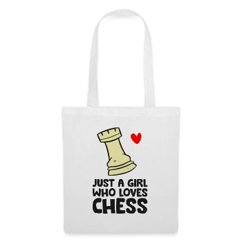 Just a Girl Who Loves Chess - Tote Bag - white - Front