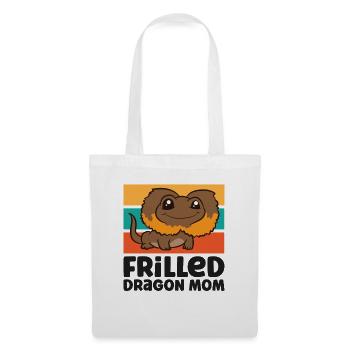 Frilled Dragon Mom Reptile Frilled Lizard - Tote Bag - white - Front