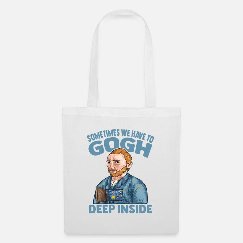 Van Gogh Kunst - Stoffbeutel - Weiß