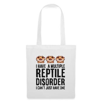 I Have Multiple Reptile Disorder I Can't Just - Tote Bag - white - Front