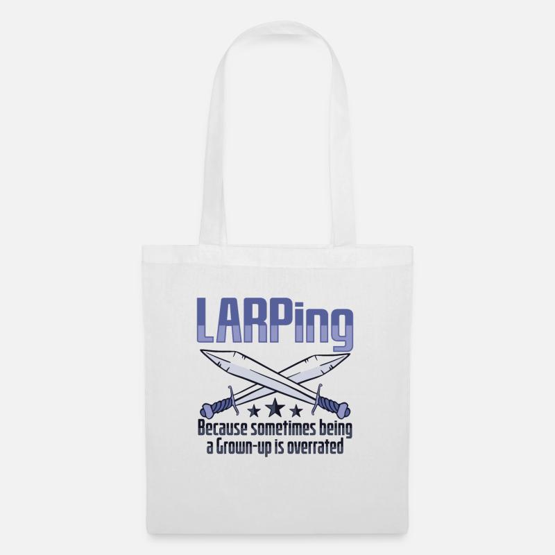 Larp Larping Rollenspiel-design Larper - Stoffbeutel - Weiß