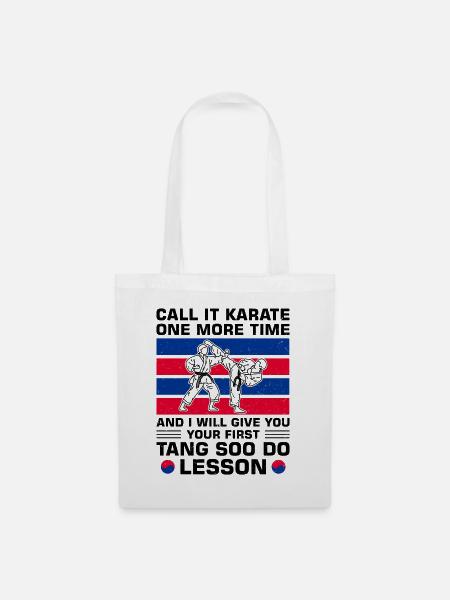 Tang Soo Do Geschenk - Stoffbeutel - Weiß