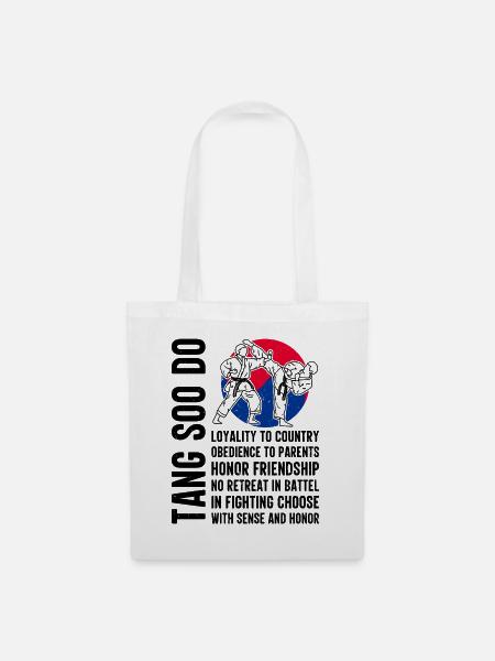 Tang Soo Do Geschenk - Stoffbeutel - Weiß