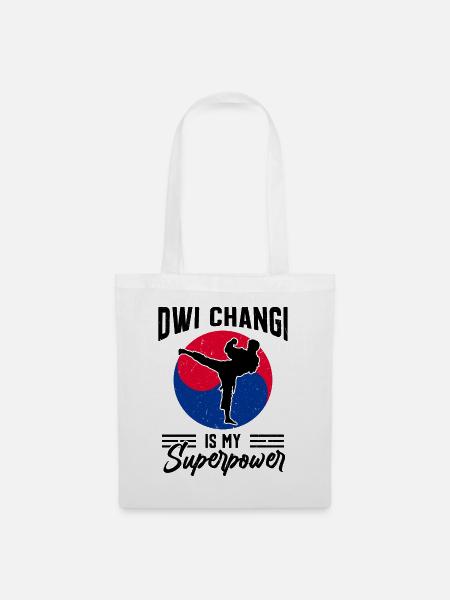 Tang Soo Do Geschenk - Stoffbeutel - Weiß