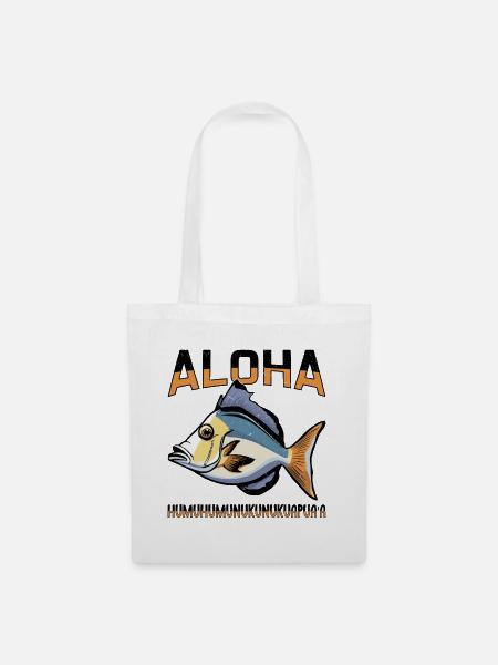 Humuhumunukunukuapua'a Riff-drückerfisch - Stoffbeutel - Weiß