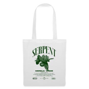 Green Tree Python Modern Reptile Keeper Streetwear - Tote Bag - white - Front
