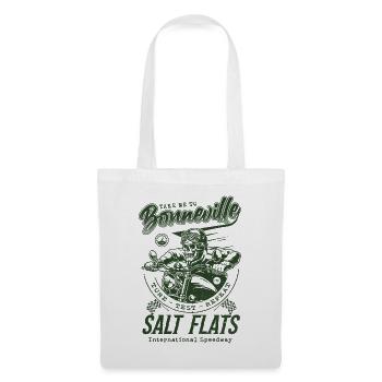 Bonneville Salt Flats Course de moto Vintage - Sac en tissu - blanc - Devant