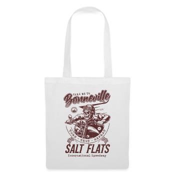 Bonneville Salt Flats Motorradrennen Vintage - Stoffbeutel - Weiß - Vorne