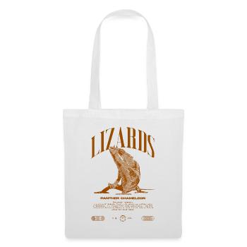 Panther Chameleon Streetwear Lizard Keeper - Tote Bag - white - Front
