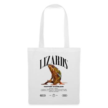 Panther Chameleon Streetwear Lizard Keeper - Tote Bag - white - Front