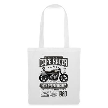 Cafe Racer Motorcycle Birthday Biker Born 1980 - Tote Bag - white - Front