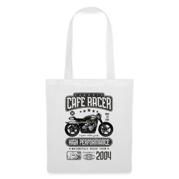 Cafe Racer Motorrad Geburtstag Biker Jahrgang 2004 - Stoffbeutel - Weiß - Vorne