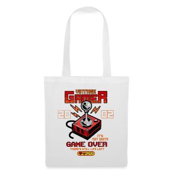 Vintage Gamer depuis 2002 Drôle d’anniversaire Gaming - Sac en tissu - blanc - Devant