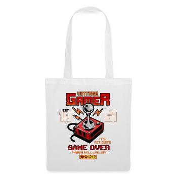 Vintage Gamer seit 1951 Lustiges Geburtstagsspiel - Stoffbeutel - Weiß - Vorne