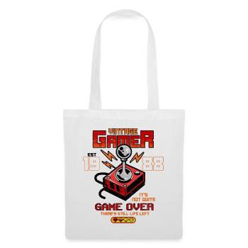 Vintage Gamer depuis 1988 Drôle d’anniversaire Jeux - Sac en tissu - blanc - Devant