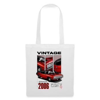 Je ne suis pas vieux Je suis Voiture classique vintage Né en 2006 - Sac en tissu - blanc - Devant