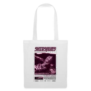 Crocodile chinois lézard Shinisaurus crocodilurus - Sac en tissu - blanc - Devant