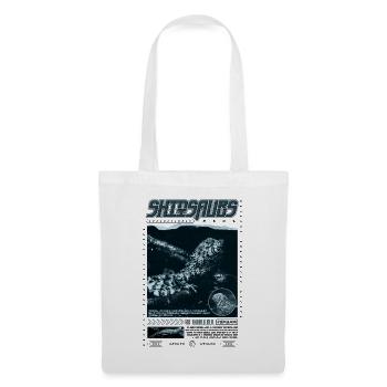 Crocodile chinois lézard Shinisaurus crocodilurus - Sac en tissu - blanc - Devant