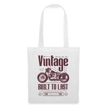 Vintage Motorcycle Bikers Motorbike Birthday 1945 - Tote Bag - white - Front