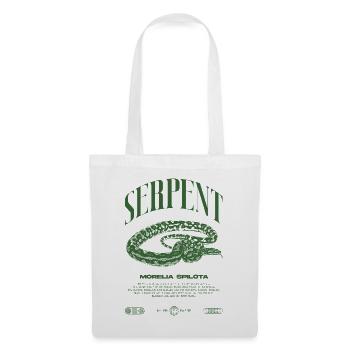 Carpet Python Modern Reptile Keeper Streetwear - Tote Bag - white - Front