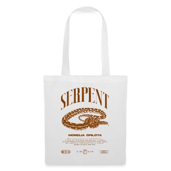Carpet Python Modern Reptile Keeper Streetwear - Tote Bag - white - Front