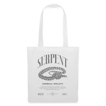 Carpet Python Modern Reptile Keeper Streetwear - Tote Bag - white - Front