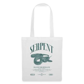 Gardien de reptiles python réticulé Streetwear - Sac en tissu - blanc - Devant