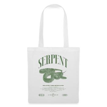 Gardien de reptiles python réticulé Streetwear - Sac en tissu - blanc - Devant