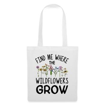Wildflowers Flowers - Tote Bag - white - Front