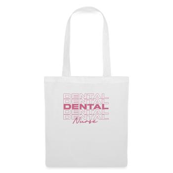 Infirmière dentaire Infirmières médicales élégantes - Sac en tissu - blanc - Devant