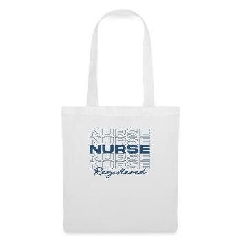 Infirmière autorisée Infirmières médicales élégantes - Sac en tissu - blanc - Devant