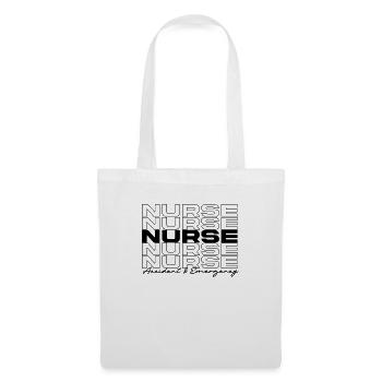 Infirmière d’urgence Infirmières médicales élégantes - Sac en tissu - blanc - Devant