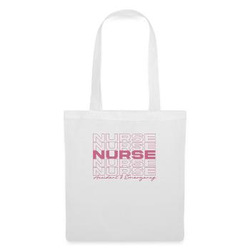 Infirmière d’urgence Infirmières médicales élégantes - Sac en tissu - blanc - Devant