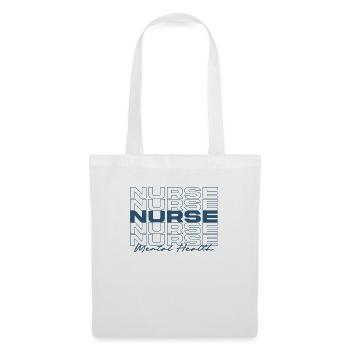 Infirmière en santé mentale Infirmières médicales élégantes - Sac en tissu - blanc - Devant