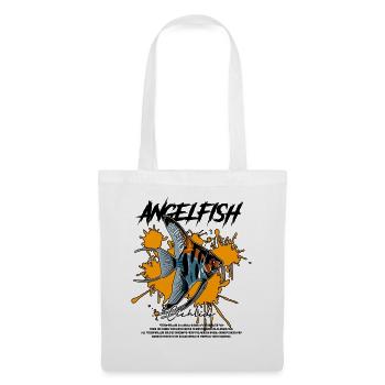 Kaiserfisch Fish Keeper Moderne Streetwear - Stoffbeutel - Weiß - Vorne