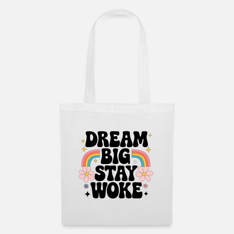 Woke - Stoffbeutel - Weiß