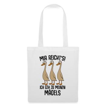 J’en ai assez, je vais voir mes filles - Sac en tissu - blanc - Devant