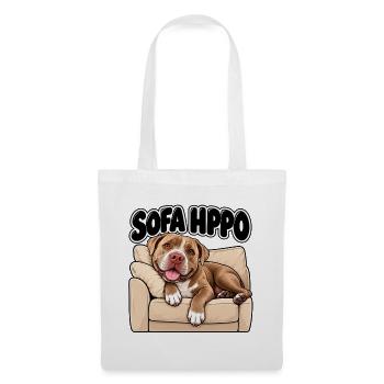 Bully Sofa Hippo - Stoffbeutel - Weiß - Vorne