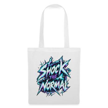 Shock the Normal Neon Graffiti - Stoffbeutel - Weiß - Vorne