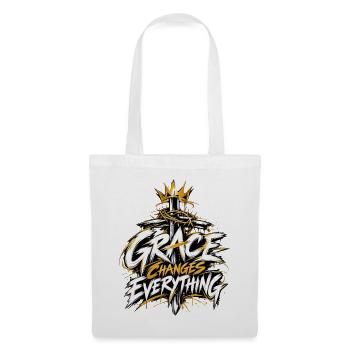Grace Changes Everything - Stoffbeutel - Weiß - Vorne