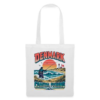 Dänemark Küstenfischen - Stoffbeutel - Weiß - Vorne