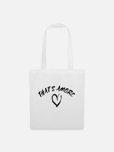That`s Amore - Stoffbeutel - Weiß