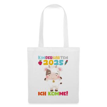 kiKindergarten 2025 Kids Gift Kita 2025 Décoration - Sac en tissu - blanc - Devant