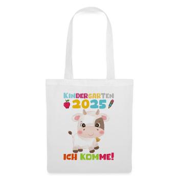 kiKindergarten 2025 Kids Gift Kita 2025 Décoration - Sac en tissu - blanc - Devant