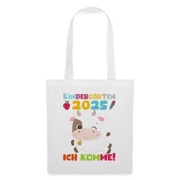 kiKindergarten 2025 Kids Gift Kita 2025 Décoration - Sac en tissu - blanc - Devant