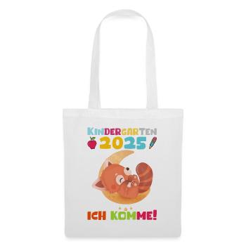 Kindergarten 2025 Kids Gift Kita 2025 Decoration - Tote Bag - white - Front