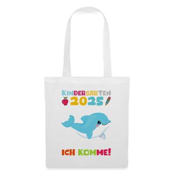 Kindergarten 2025 Kids Gift Kita 2025 Decoration - Tote Bag - white - Front
